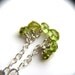 SALE 50% Off - Green Peridot Earrings . August Birthstone Jewelry . Olive Green Earrings . Long Dangle Earrings - Muscadet . Waterfall