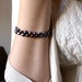 Dark Purple Bracelet . Purple Pearl Bracelet . Deep Purple Freshwater Pearl Bracelet . June Birthstone Jewelry - Halcyon Collection