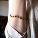 June Birthday Jewelry . Golden Pearl Bracelet . June Birthfday Gift . Freshwater Pearl Beaded Bracelet - California Collection