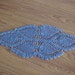 Crocheted Doilies White or Colored Oblong Pineapple Doily