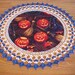 Crocheted Doilies Halloween Doily Glowing Pumpkins 18 inches