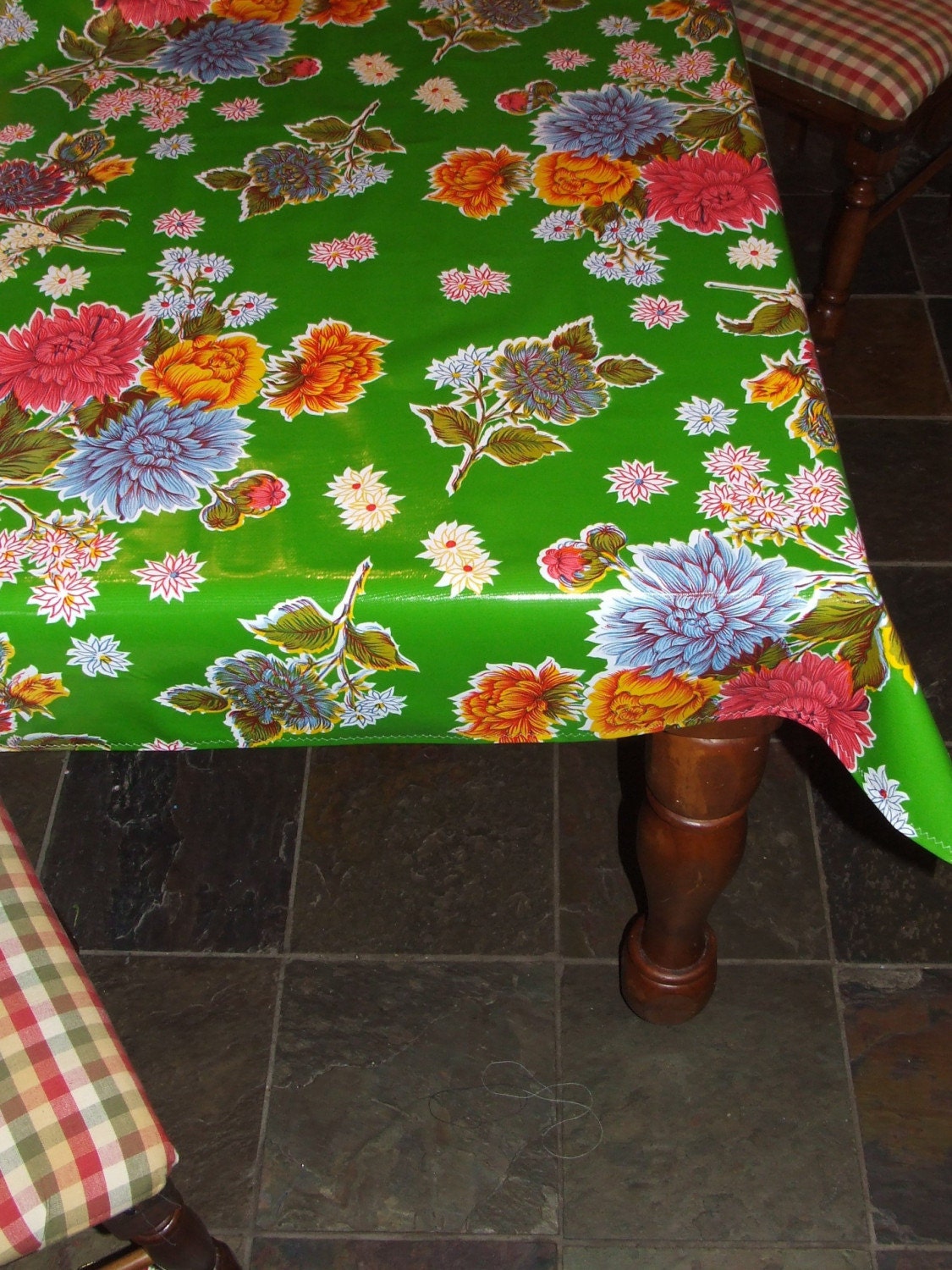 Chalkydoodles Custom Oilcloth Tablecloth MEDIUM 46x68