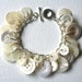 Button Bracelet Crisp Snowy White