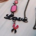 Love Hair /Love Pink- HairStylist Necklace