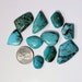 Turquoise Chrysocolla Cabochons, Mixed Lot 1, Turquoise Stones For Jewelry Supplies