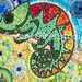 Jackson Chameleon Mosaic Wall Art Free US Shipping