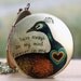 Peacock locket heart quote love romantic brass vintage locket