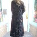 Amazing 1950s or 60s vintage Embossed Diamond Designed Velvet Opera Coat 38 Bust Esther Pomerantz Phila