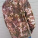 SALE hand dyed mens long sleeve shirt jacket upcycled eco friendly