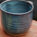 blue speckled tumbler or handless mug for coffee, tea, water or to hold toothbrushes...9bl