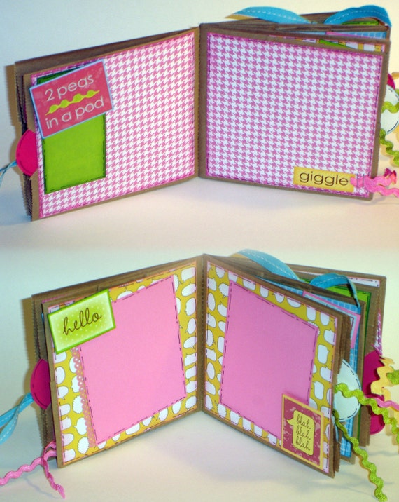 Twins and Best Friends Paper Bag Scrapbook