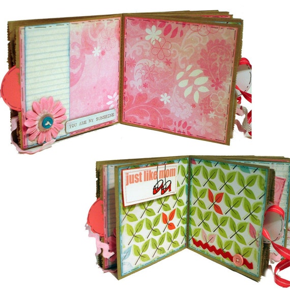 Mother Daughter Paper Bag Scrapbook