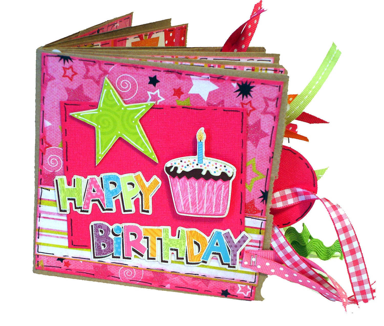 Happy Birthday Scrapbook  Paper Bag Album