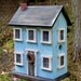 Folk Art Rustic Country Primitive Saltbox Home Decor Garden Birdhouse