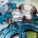 Shimmering Lake multi strand necklace