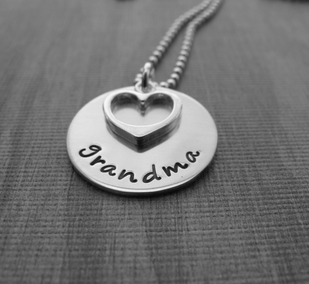 Grandma Necklace Grandmother Jewelry New by klacustomcreations