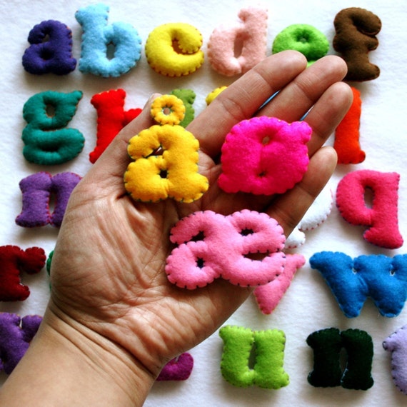 Norwegian/ Danish Alphabet Set in a Reusable Bag 29 by MiChiMa