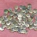 80 Vintage Mother of Pearl Buttons 2 Holes