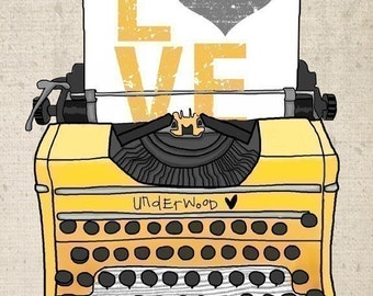 LOVE- Beautifully textured cotton canvas art print. Order as an 8x10 11x14 or 16x20 size.