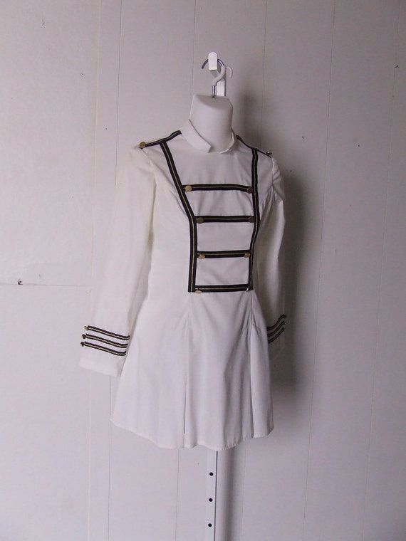 Vintage Band Majorette Uniform White and by StilettoGirlVintage