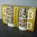 Vintage Porcelain Stacking Mugs 1970s Double Finger Handle Floral Flower