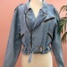 Faded DENIM Vintage Crop Jacket
