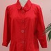 15 DOLLAR SALE - XL Fully Lined Red Cotton Coat