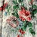 4 Yards Vintage Atomic Barkcloth Floral Fabric