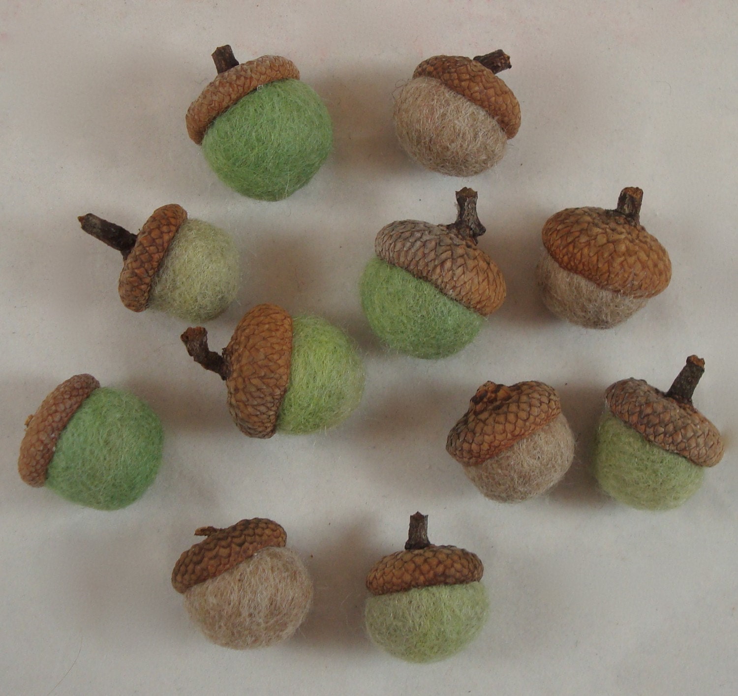 Wool Felt Acorns