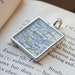 MOSCOW Soviet Union\/Russian Federation Map Pendant in Silver