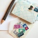 PERSONALIZED cards with handmade map envelopes and vintage postage stamps, geography lesson letter set (set of 8)