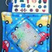 I Spy Bag - Mini with Sewn Word List and Detachable Picture List- Little Cars