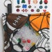 I Spy Bag - Mini with Sewn Word List and Detachable Picture/Word List- Sports Balls