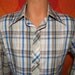 vintage 70s sears plaid western button down ranch shirt Medium cowboy rockstar