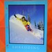 vintage 80s folder snowboard SHREDDING ski colorado neon pocket portfolio loose leaf school binder notebook