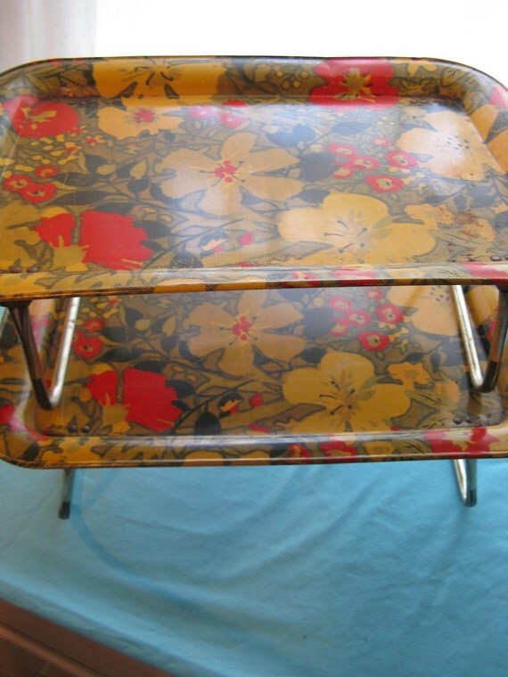 Set of Two LapStyle Vintage TV TRAYS