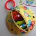 Yellow Dragonfly Butterfly Binky Pouch Pacifier Case Paci Pod