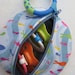Blue Fish Binky Pouch Pacifier Case Paci Pod