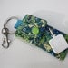 Keyring pouch Square USB case Peacock Paisley