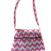 Sale Chevron Pink Handbag Shoulder Purse Cross Body Bag