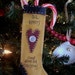 Stocking Ornament Heart Handpainted Christmas Tree Primitive Home Decor