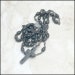 Very Vintage Black Bead Rosary