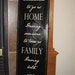 HOME-FAMILY-BLESSING Wood Plaque with vinyl lettering