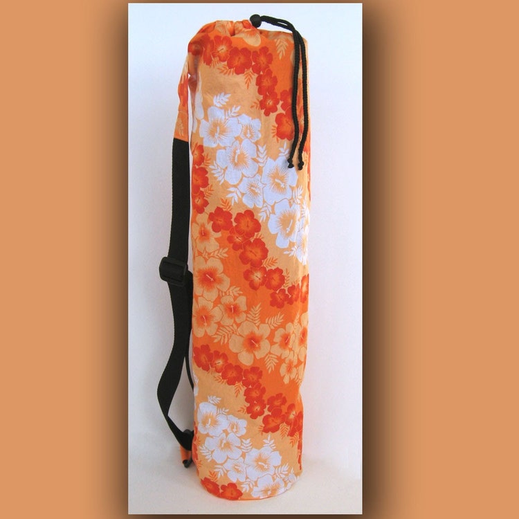 Download Orange Hibiscus Yoga Mat Bag by SublimeDzign on Etsy Yellowimages Mockups