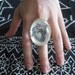 If I only had a heart- vintage Victorian inpsired anatomical medical illustration brass adjustable heart ring