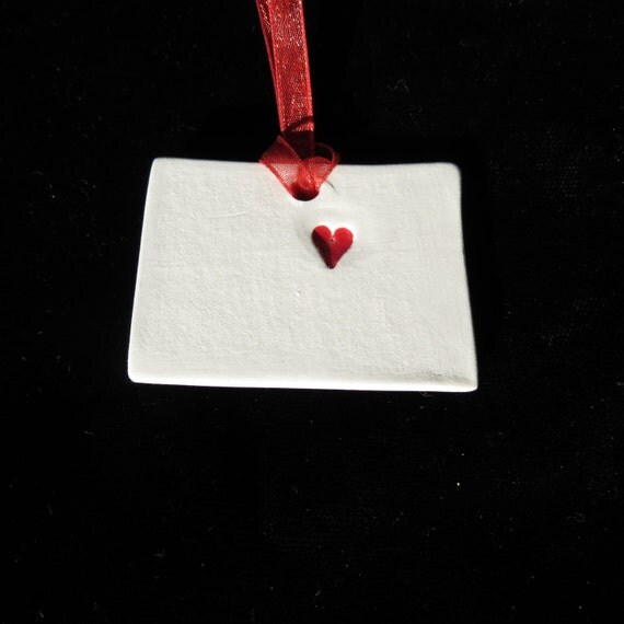 I Heart Colorado Ornament-Made to Order any city