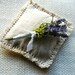 Custom Listing for Sharon 7 Wedding Boutonnieres of Dried Lavender and Green Moss