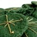 Embroidered Felt Garland in Forest Green