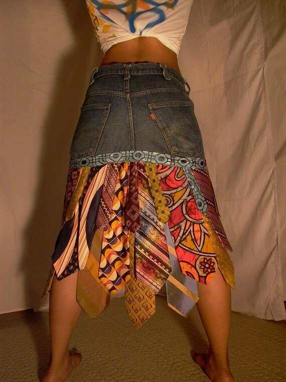 tie diy skirt and colors skirt tie denim of fabulous