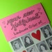 your new girlfriend handmade sticker set
